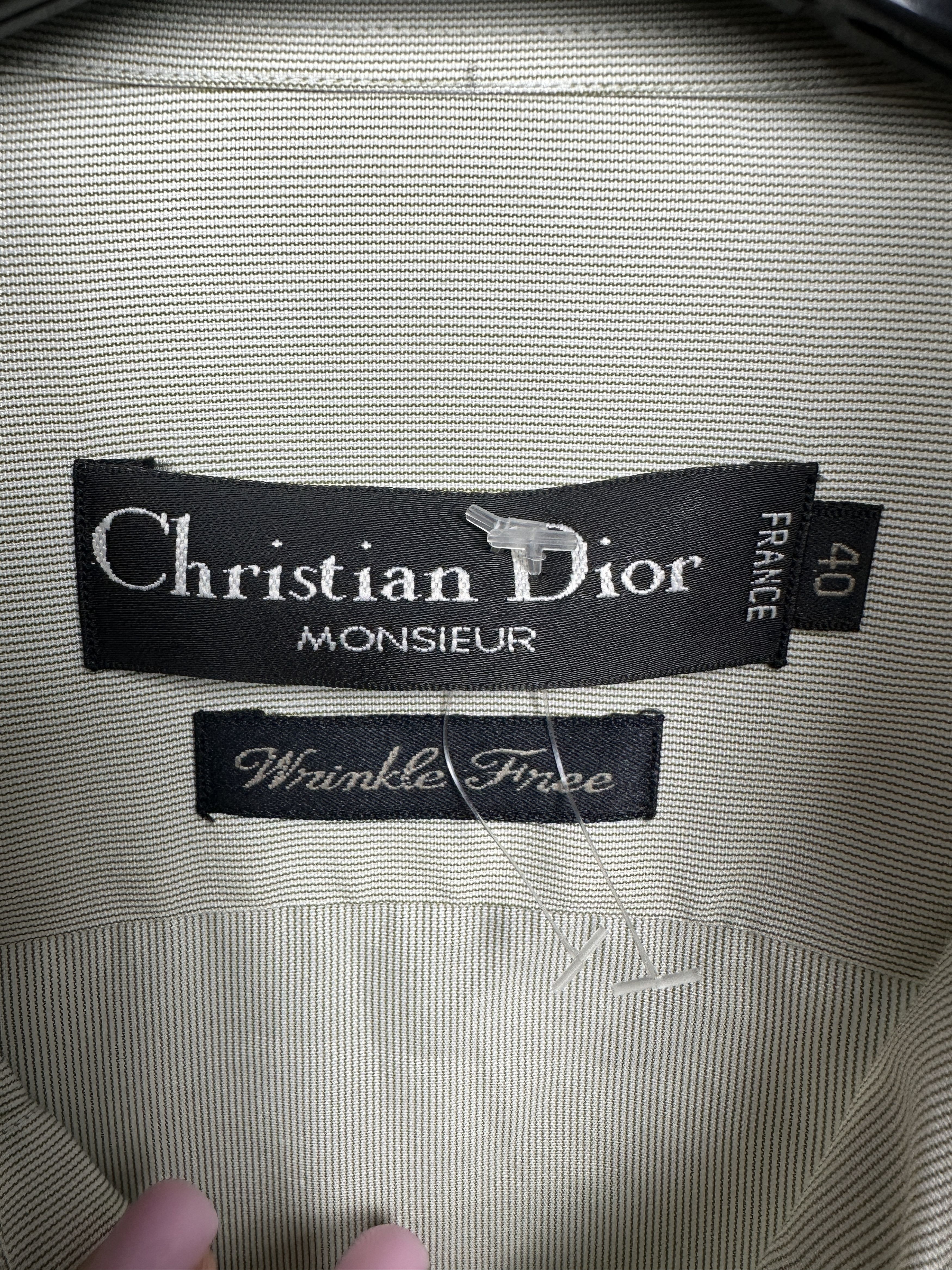 Christian Dior Monsieur Christian Dior Monsieur Vintage Mens Long Sleeve Shirt Size US L / EU 52-54 / 3 - 4 Thumbnail
