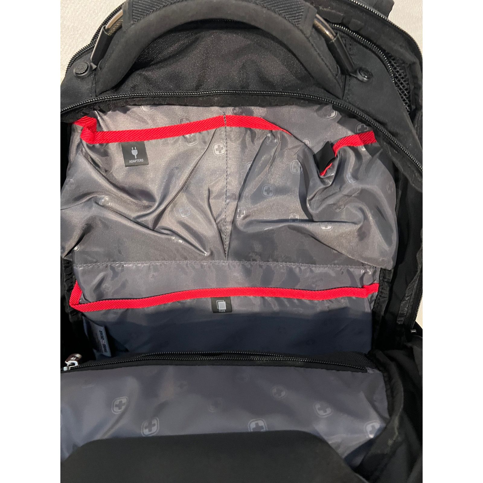 Swissgear Swiss Gear 3760 Laptop Backpack Black Red Size 42 - 4 Thumbnail