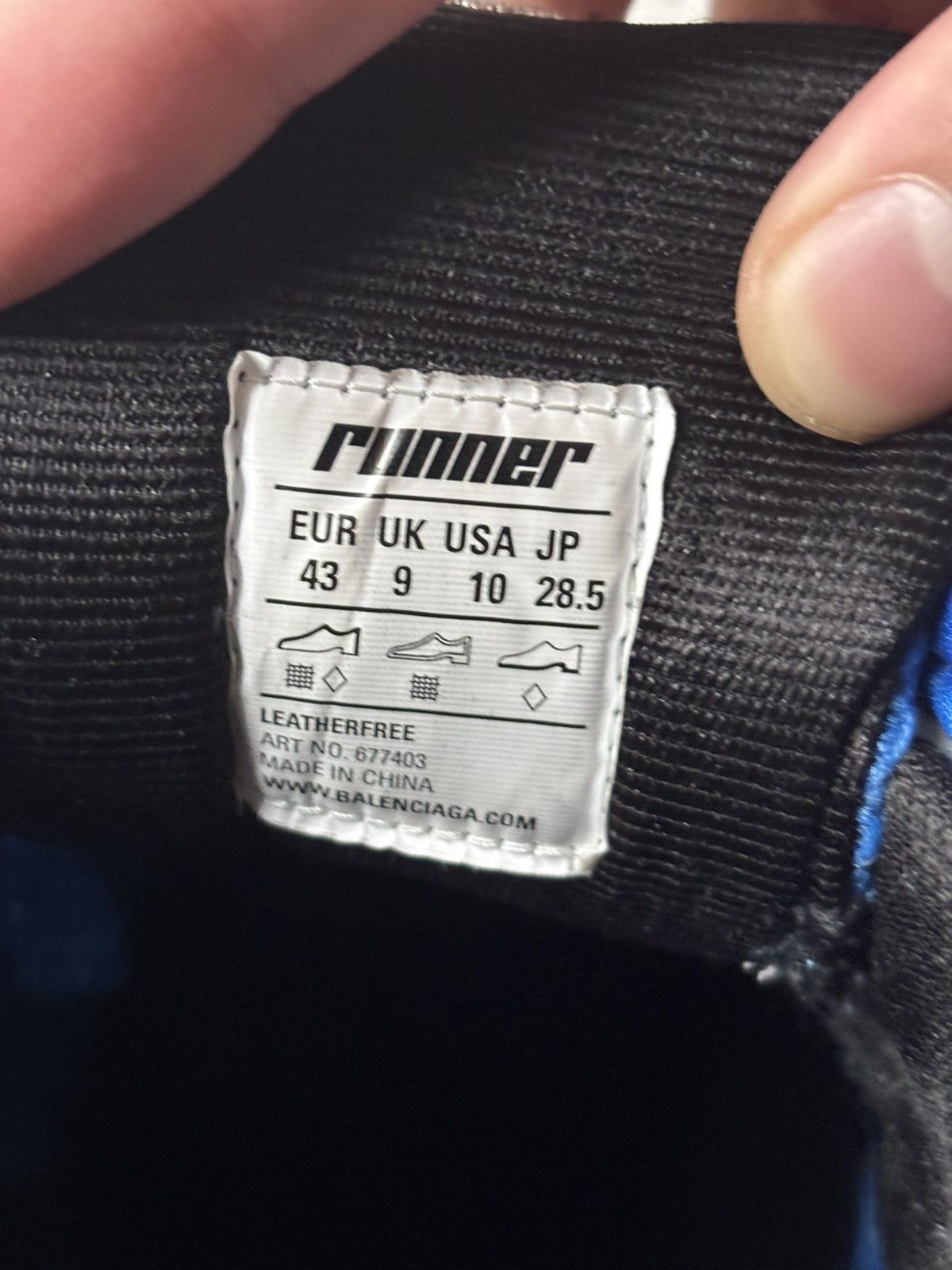 Balenciaga Balenciaga Runner 43 US 10 Size US 10 / EU 43 - 13 Thumbnail