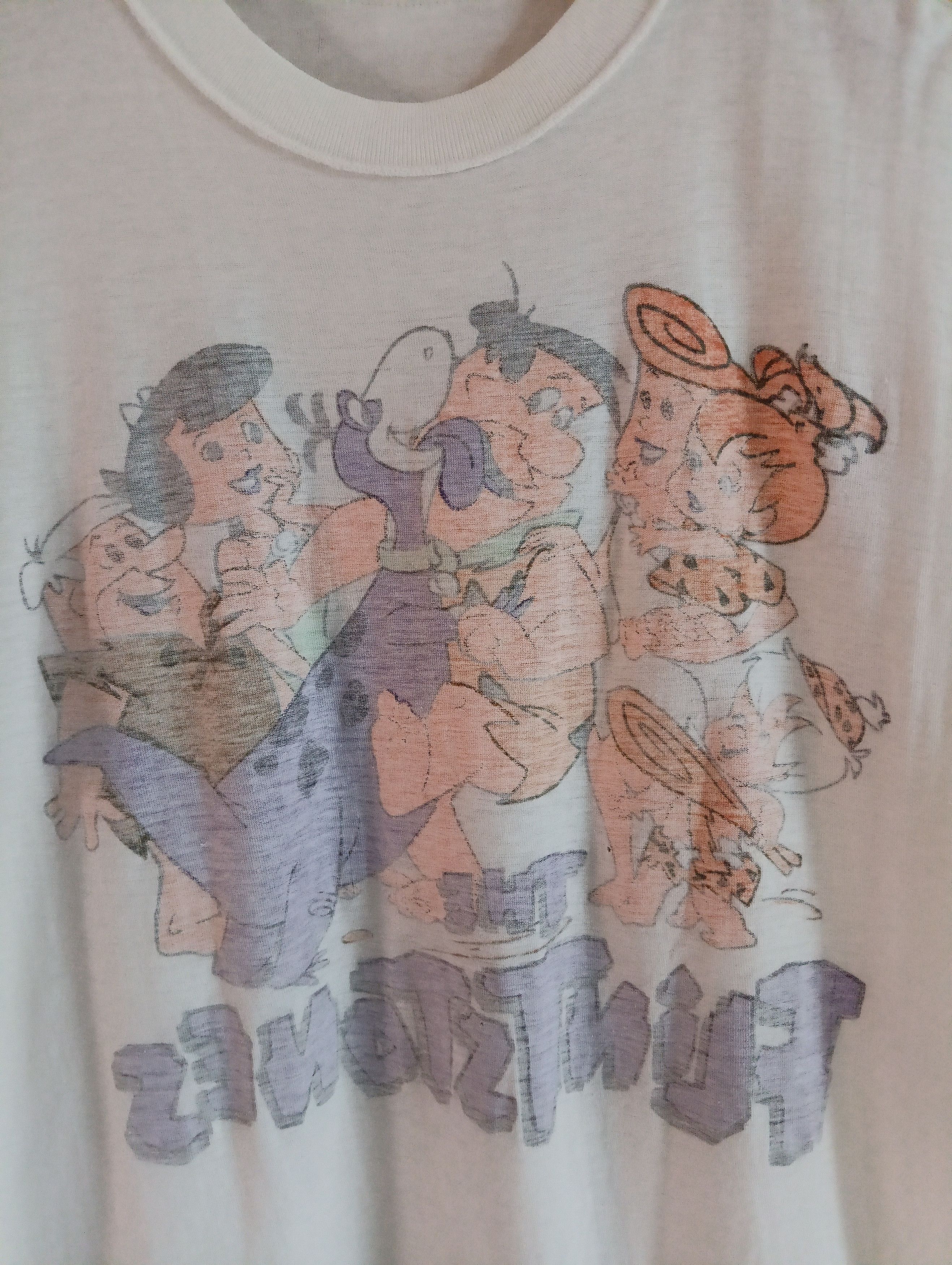Cartoon Network × Vintage Vintage 80s The Flintstones cartoon Size US M / EU 48-50 / 2 - 5 Thumbnail