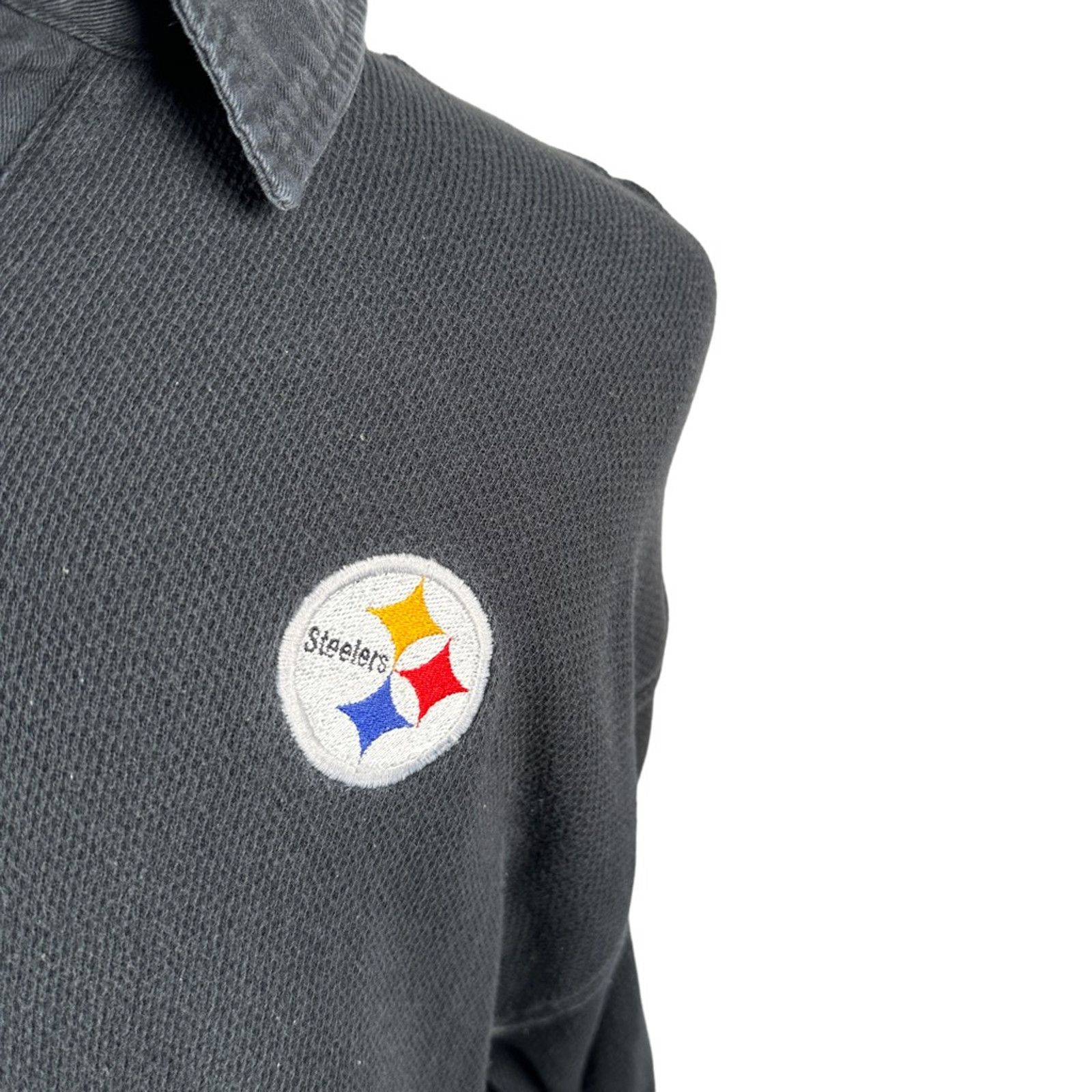 Starter Steelers Starter Pro Line 1/4 Zip Shirt Vintage Black XL Size US XL / EU 56 / 4 - 3 Thumbnail