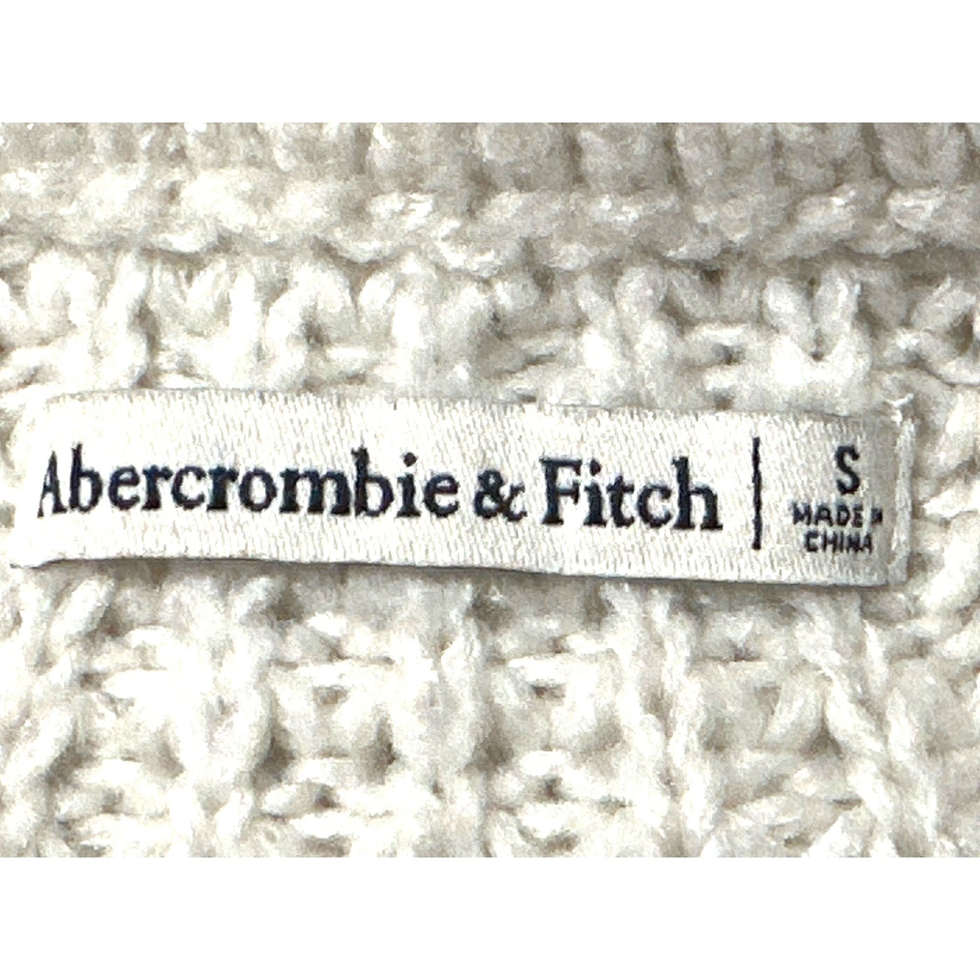 Abercrombie & Fitch Abercrombie Fitch Small Cream Textured Pullover Sweater Wint Size L / US 10 / IT 46 - 9 Thumbnail
