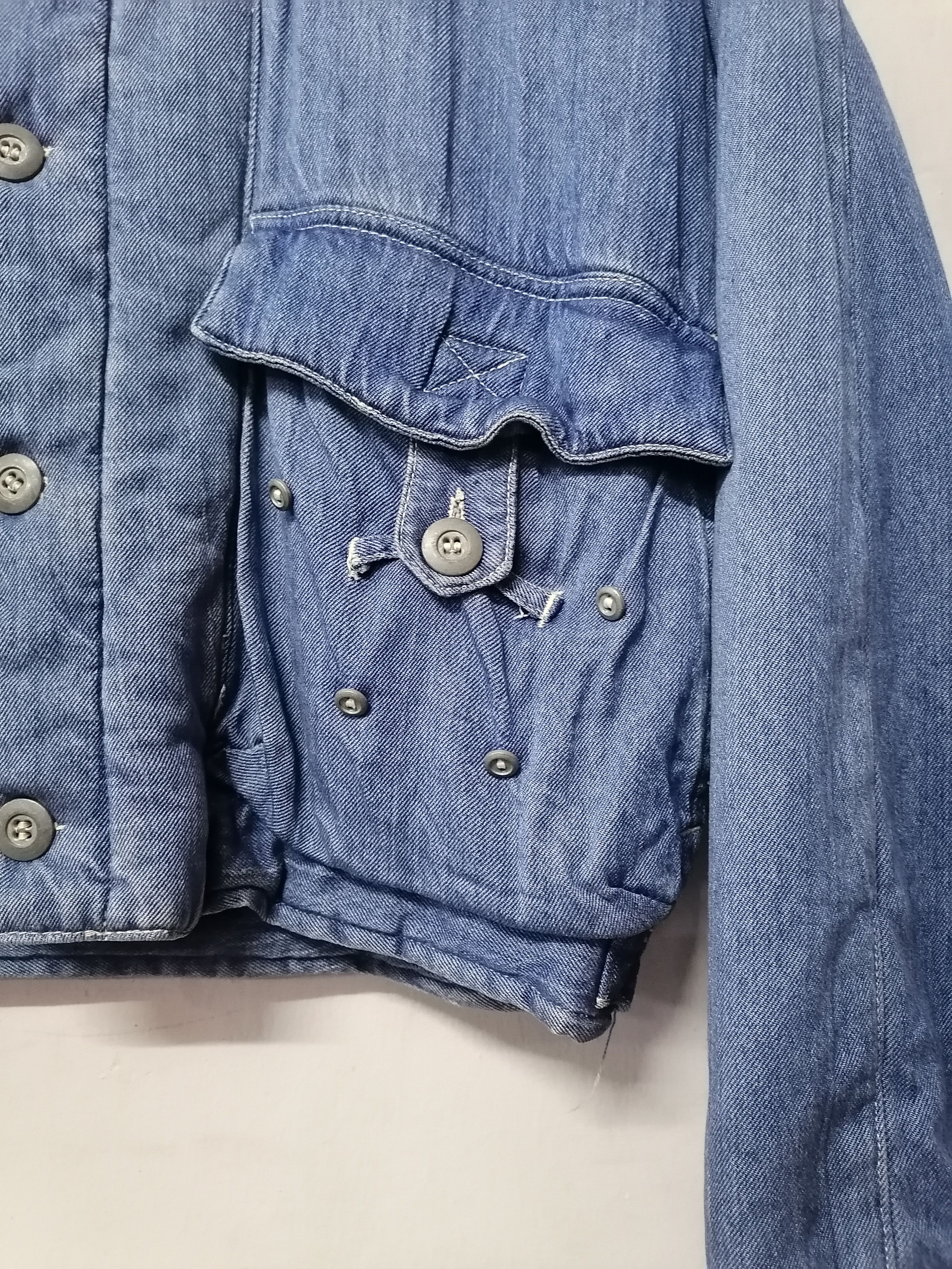 CLOSED Vintage 80s MFG x Closed Cropped Padded Silhouette Jackets Size US S / EU 44-46 / 1 - 2 Thumbnail