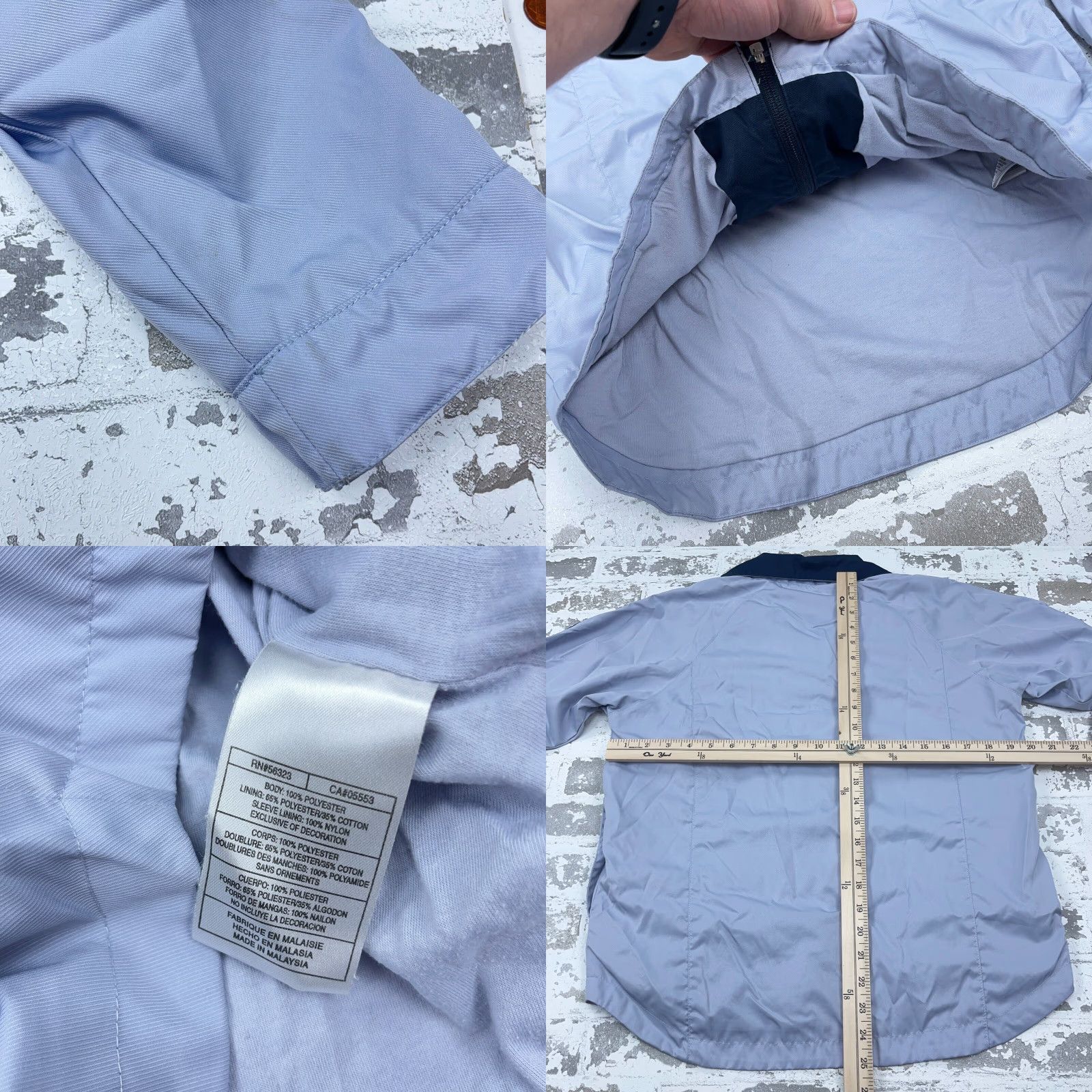 Nike VINTAGE Nike Jacket Women M Blue Windbreaker Coat Track Suit Y2K Size M / US 6-8 / IT 42-44 - 8 Thumbnail