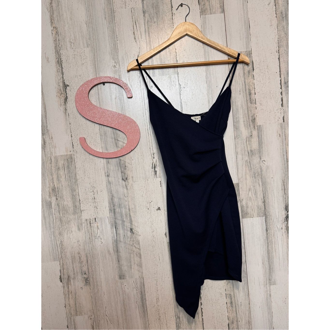 Other Love J Navy Blue Asymmetrical Bodycon Mini Dress | Size Smal Size S / US 4 / IT 40 - 9 Thumbnail