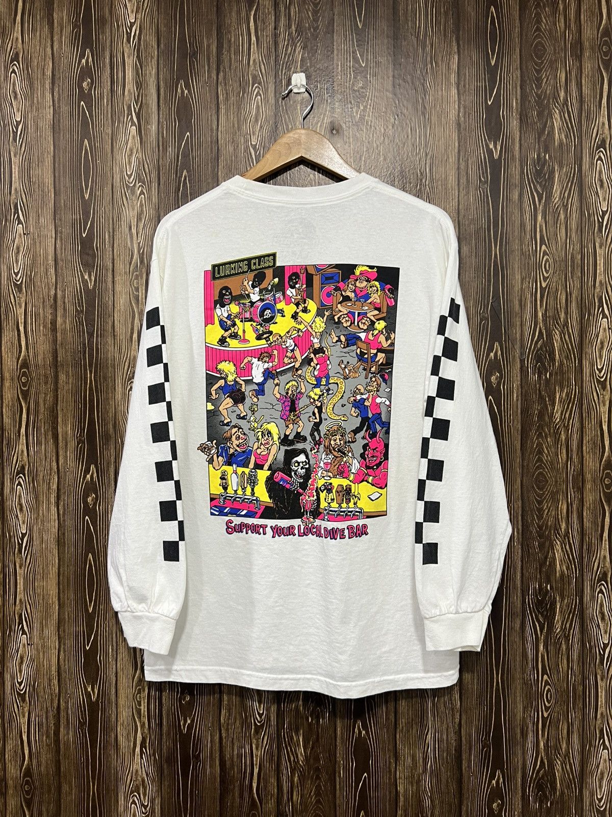Lurking Class Y2K Lurking Class Sketchy Tank Skateboards Tshirt Size US L / EU 52-54 / 3 - 1 Thumbnail