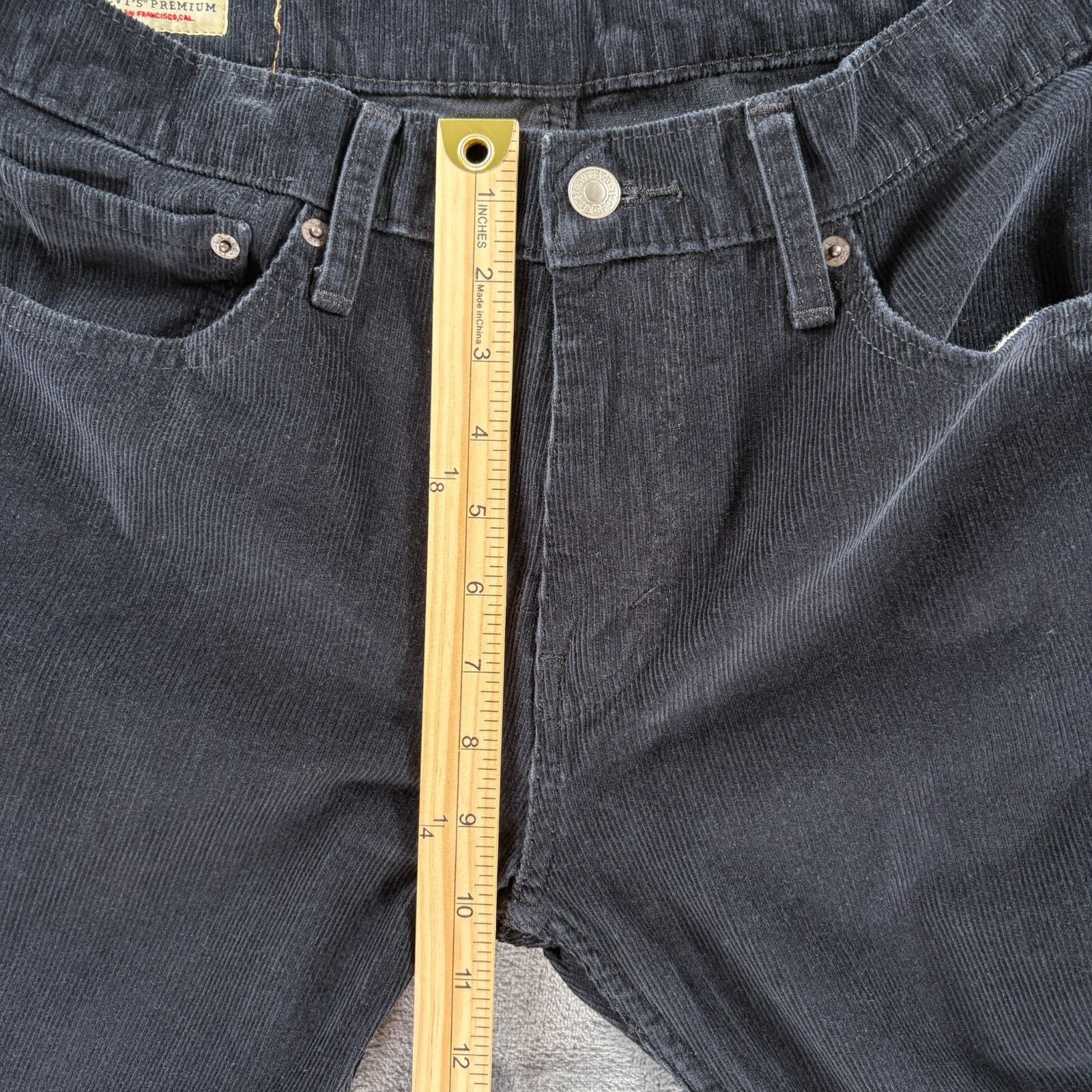 Levi's Levi’s 511 Black Corduroy Pants Men 32x32 Slim Fit Stretch M Size US 32 / EU 48 - 12 Thumbnail