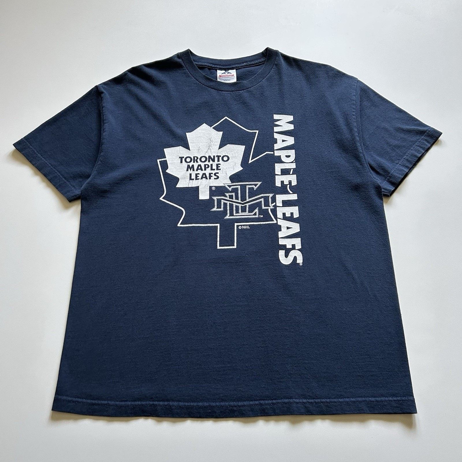NHL Vintage Y2K Toronto Maple Leafs T-Shirt NHL Logo Promo XL Size US XL / EU 56 / 4 - 1 Thumbnail