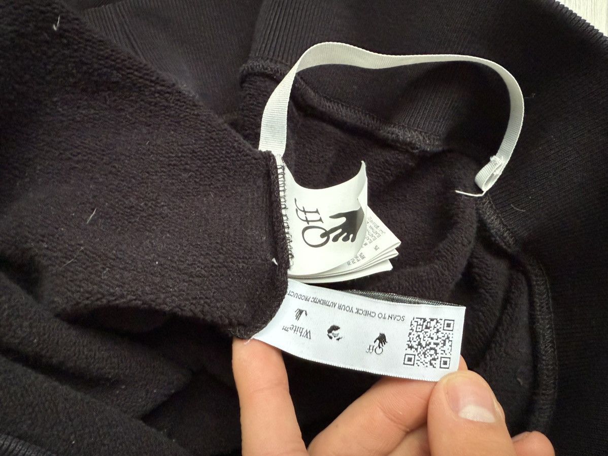 Off-White Off-White sweatshirt back logo crewneck Size US XL / EU 56 / 4 - 5 Thumbnail