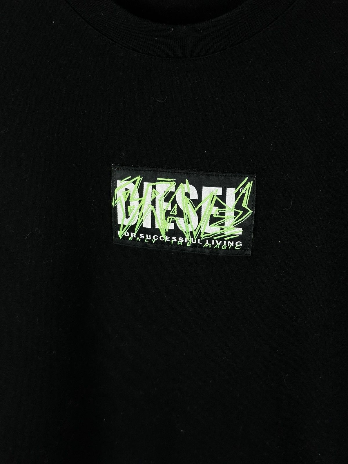 Diesel Diesel Y2K Logo Big Blck Tee International Logo Size US M / EU 48-50 / 2 - 4 Thumbnail