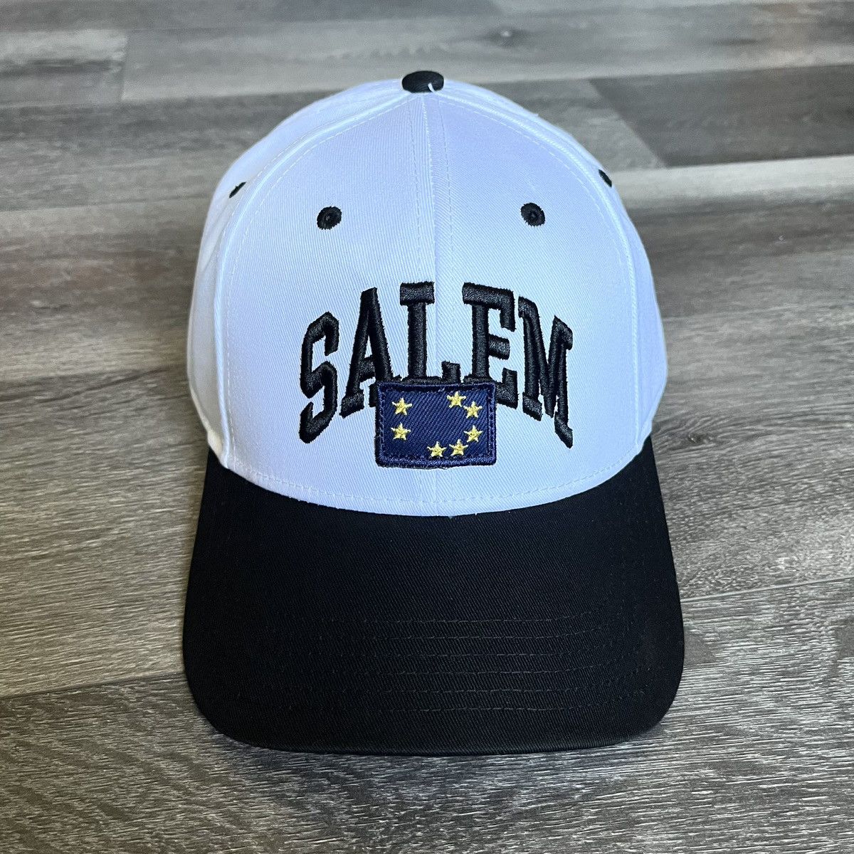 S4LEM S4LEM Salem EU European Flag Hat White Black New Size ONE SIZE - 1 Thumbnail