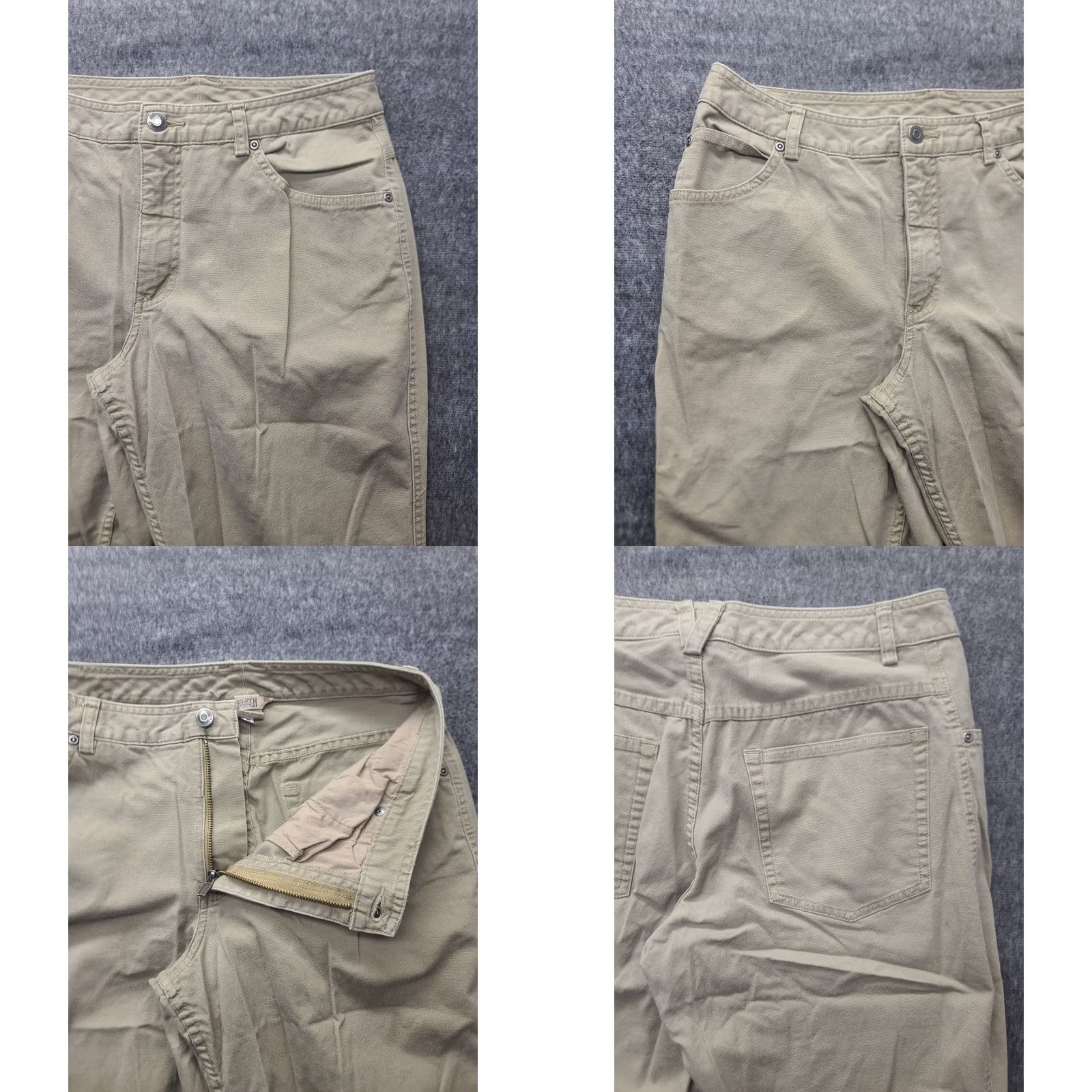Vintage Duluth Duluthflex Fire Hose Work Pants Womens 10x28 Regular Fit Workwear Pants Brown Cotton Spandex Canvas Straight 30 in Inseam 28 in Regular Womens Size 32" / US 10 / IT 46 - 8 Thumbnail
