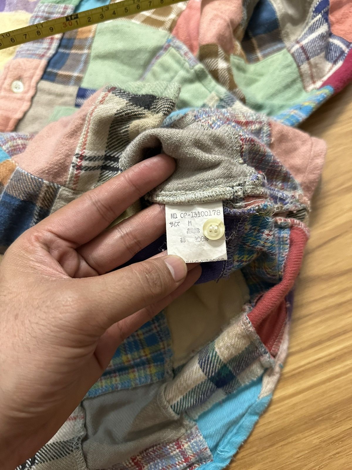Japanese Brand × Sugar Cane Cube Sugar Japan Patchwork Single Pocket Button Up Shirt Size US M / EU 48-50 / 2 - 15 Thumbnail