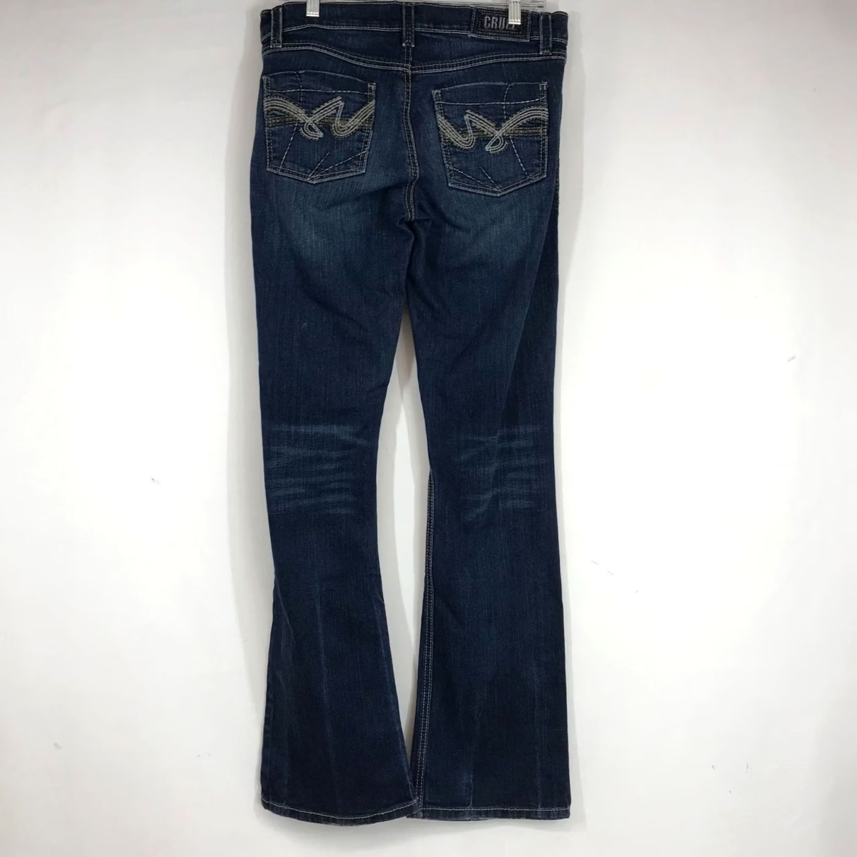 Vintage CRUEL WOMEN'S 9L BLUE DENIM HAYDEN COTTON BLEND WESTERN JEANS Size 30" / US 8 / IT 44 - 4 Thumbnail