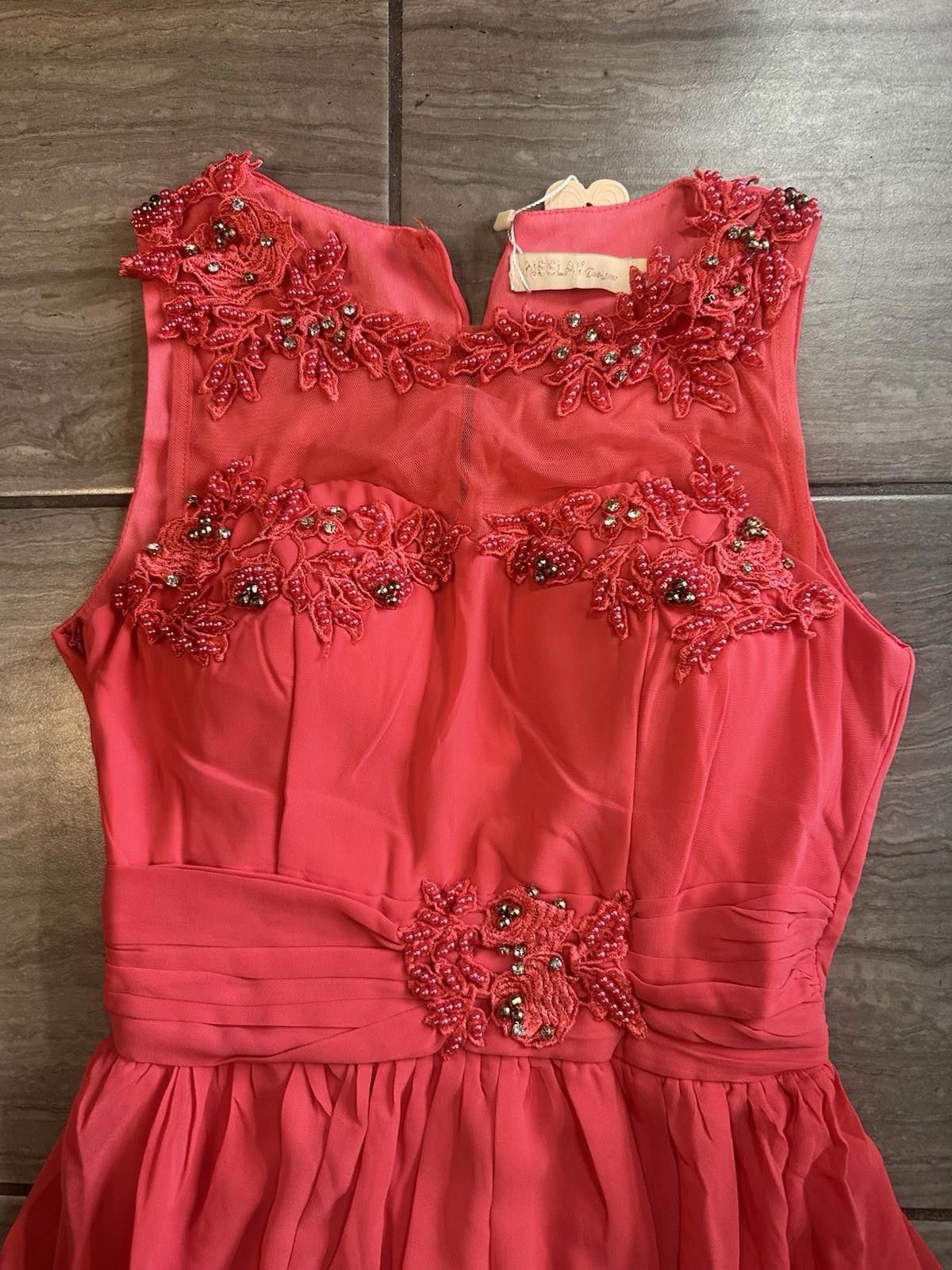Other Neslay Maxi Beaded Pink Sleeveless Formal Dress Size Small Size S / US 4 / IT 40 - 2 Thumbnail