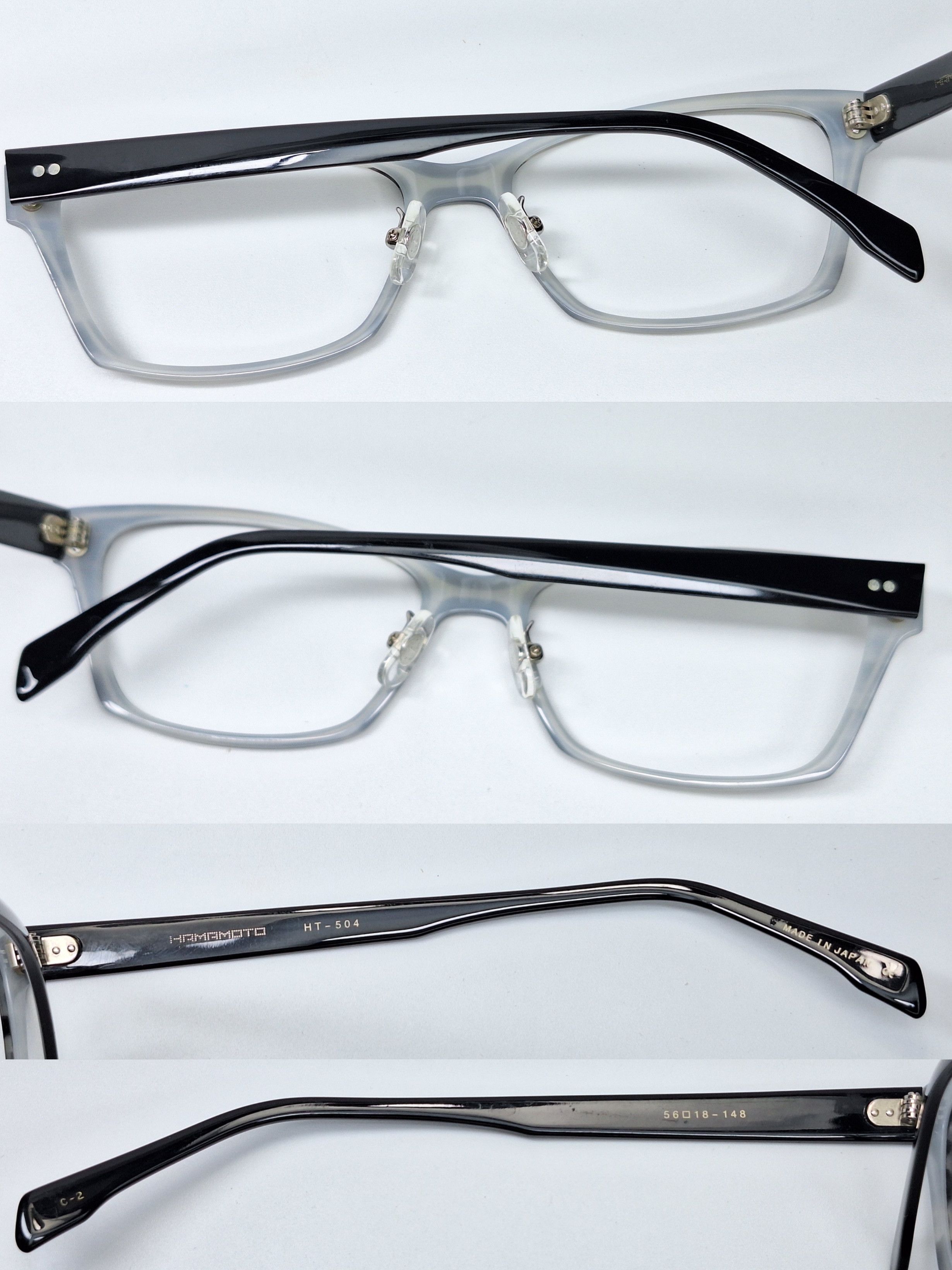 Other Hamamoto HT-504 Acetate Eyeglasses Vintage Frame Marble Size ONE SIZE - 6 Thumbnail