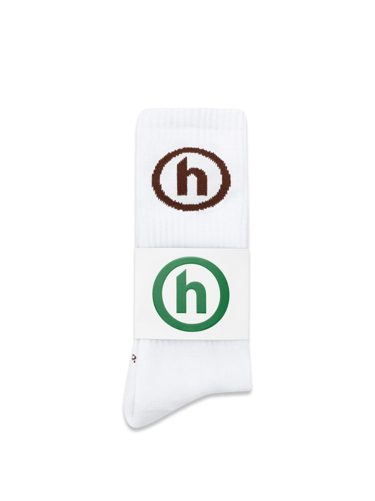 HIDDEN Hidden NY Socks White / Brown Size ONE SIZE - 1 Preview