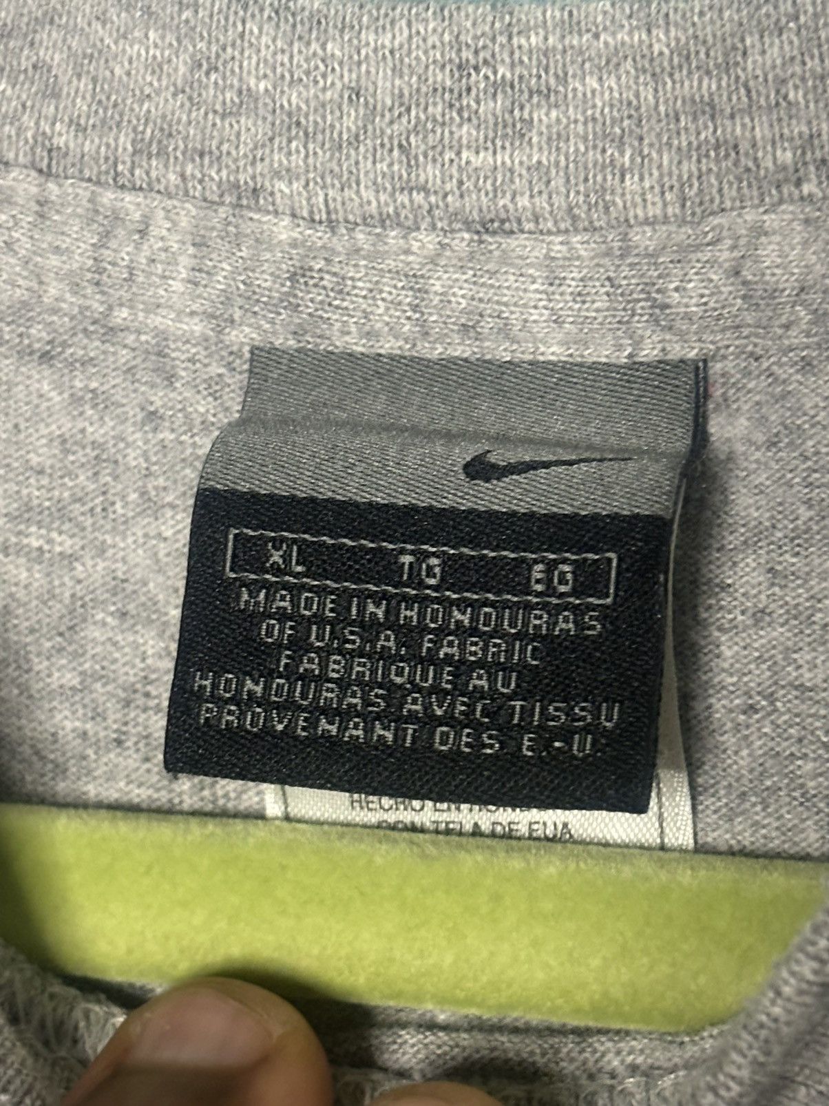Nike × Vintage Vintage Nike Supreme Court T-Shirt Size US XL / EU 56 / 4 - 2 Thumbnail