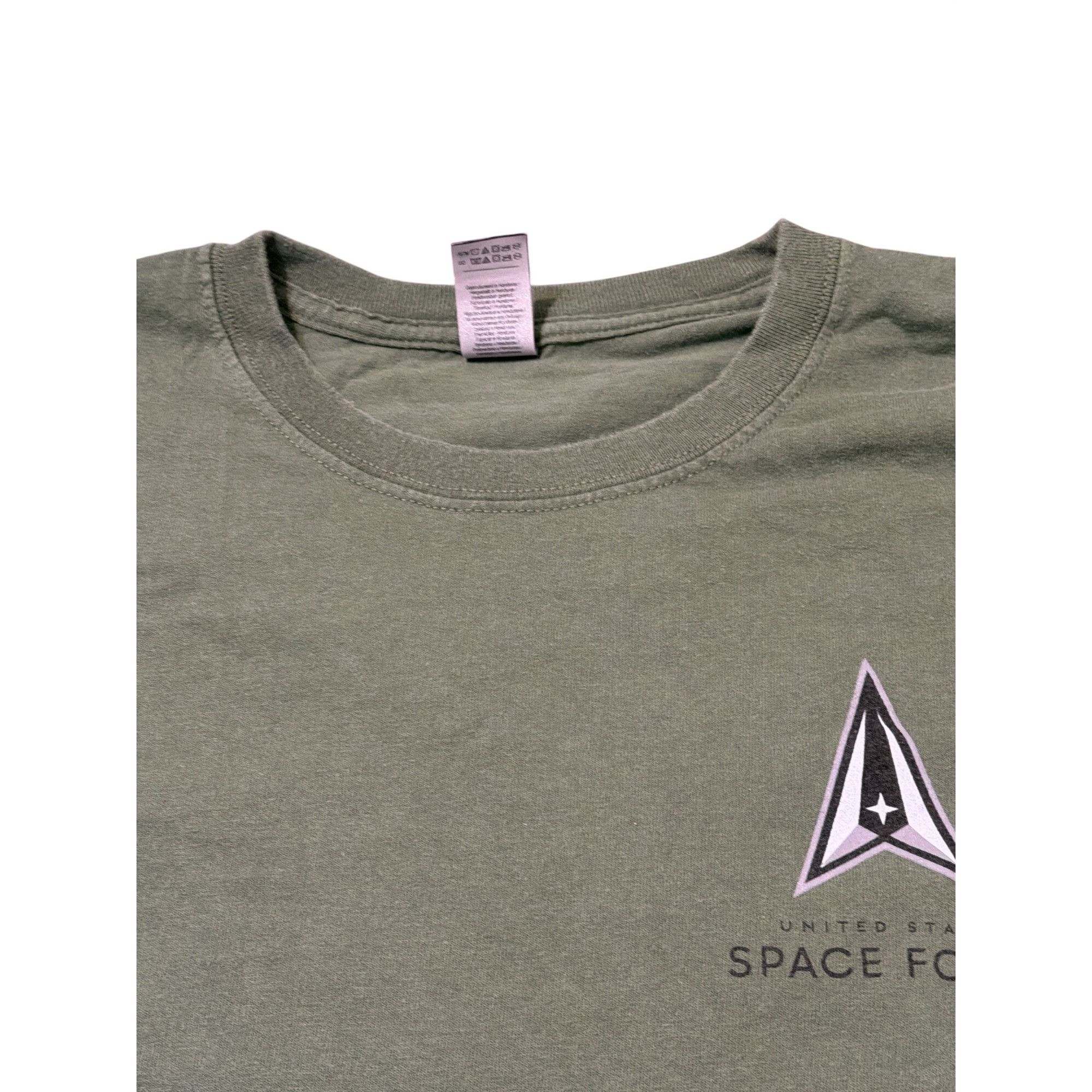 Gildan United States Space Force Logo T Shirt Olive Green Gildan Ul Size US XXL / EU 58 / 5 - 3 Thumbnail
