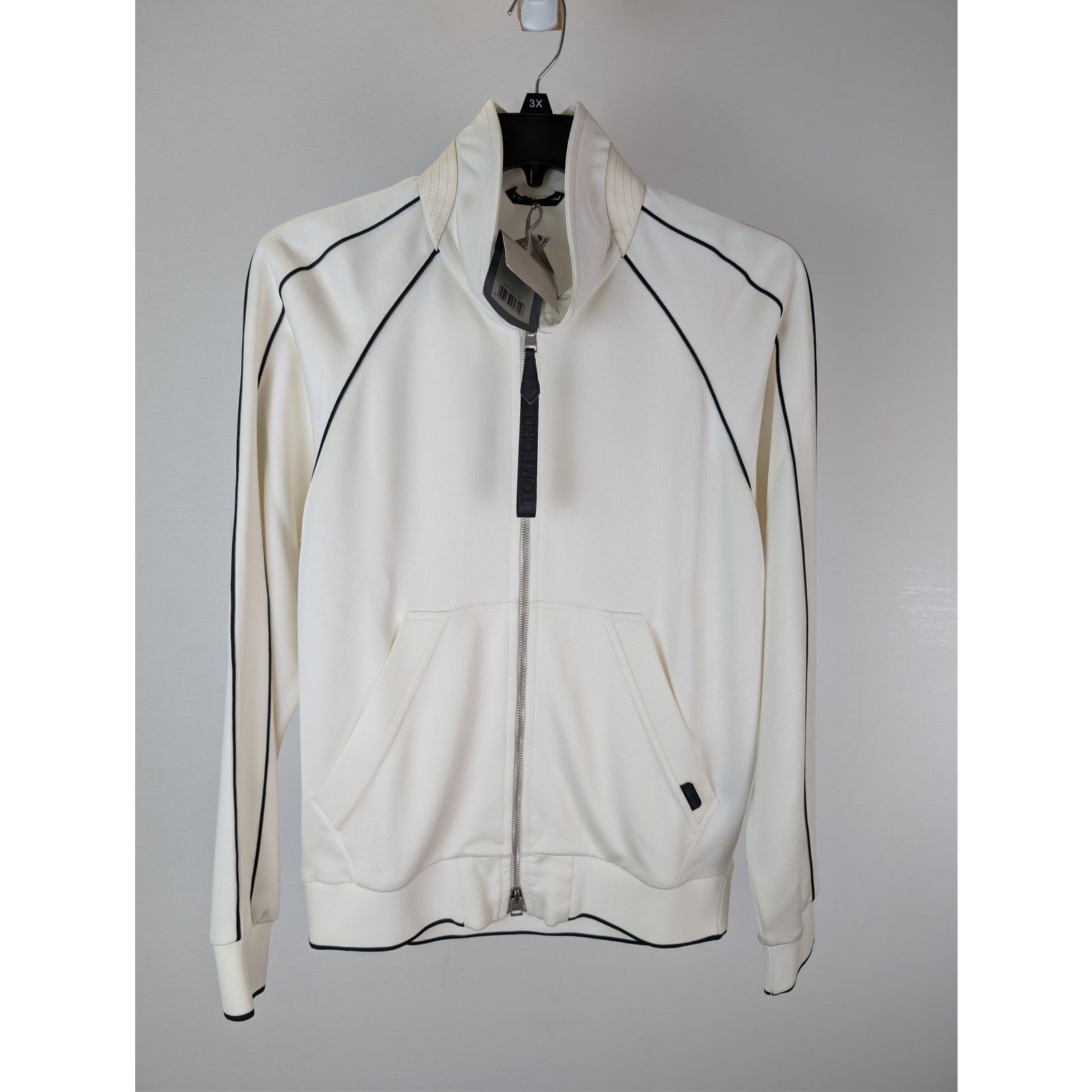 Tom Ford o1rshd1 Piping Detail Sports Jacket in Ivory Size US M / EU 48-50 / 2 - 9 Thumbnail