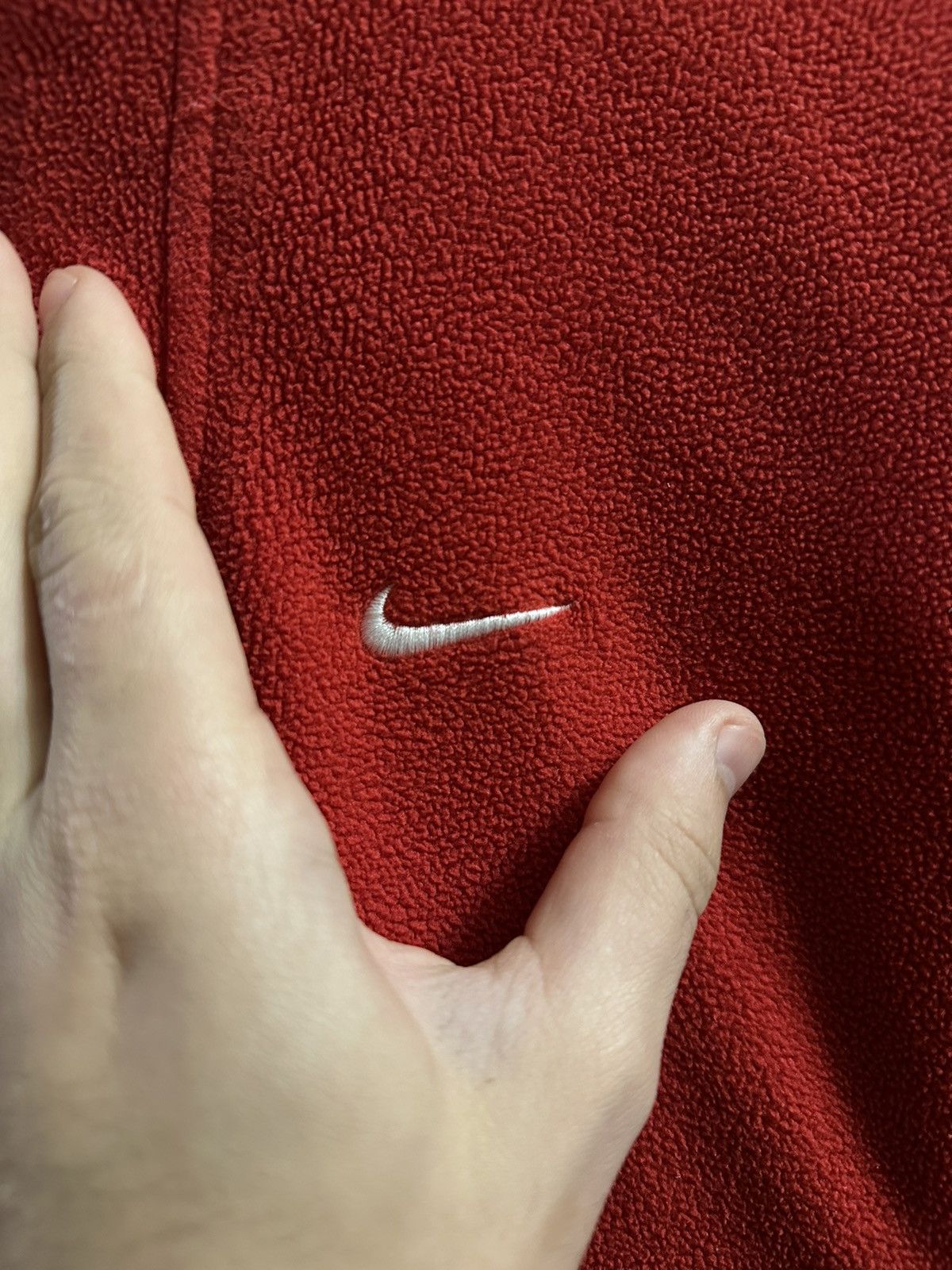 Nike Rare Vintage 1/3 Zip Sweatshirt Nike Fleece Small Swoosh Size US XXL / EU 58 / 5 - 2 Thumbnail