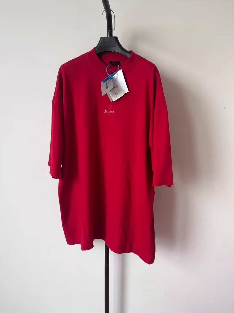 Balenciaga Balenciaga Valentine's Day Limited Short Sleeve T-Shirt Size US S / EU 44-46 / 1 - 1 Thumbnail