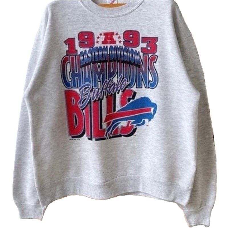Other 90s BuffaloBills NFL sweatshirt Ash Reprint Size US XL / EU 56 / 4 - 2 Thumbnail