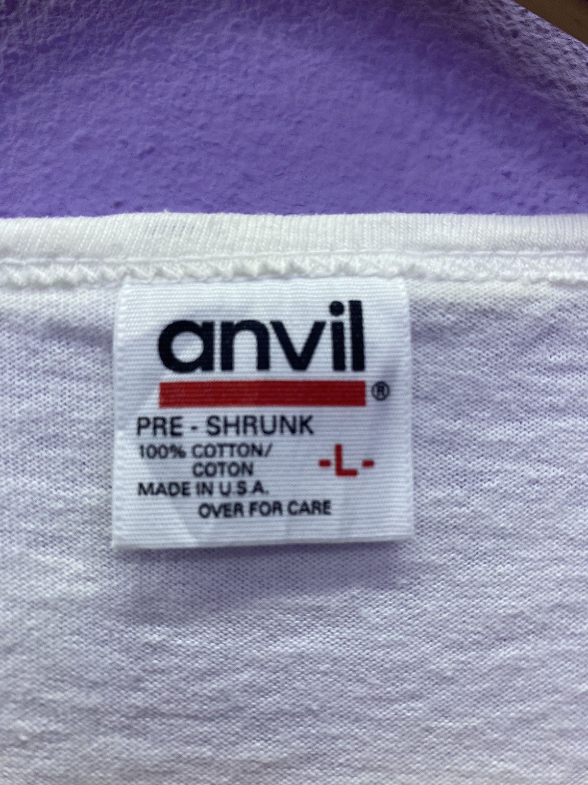 Anvil × Vintage Vintage Anvil T-Shirt Single Stich Size US L / EU 52-54 / 3 - 4 Thumbnail