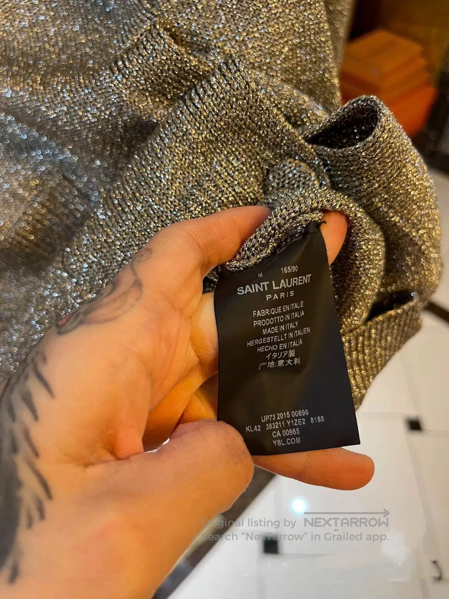 Saint Laurent Paris Saint Laurent Flamingo Starfish Cardigan. Size M / US 6-8 / IT 42-44 - 8 Thumbnail
