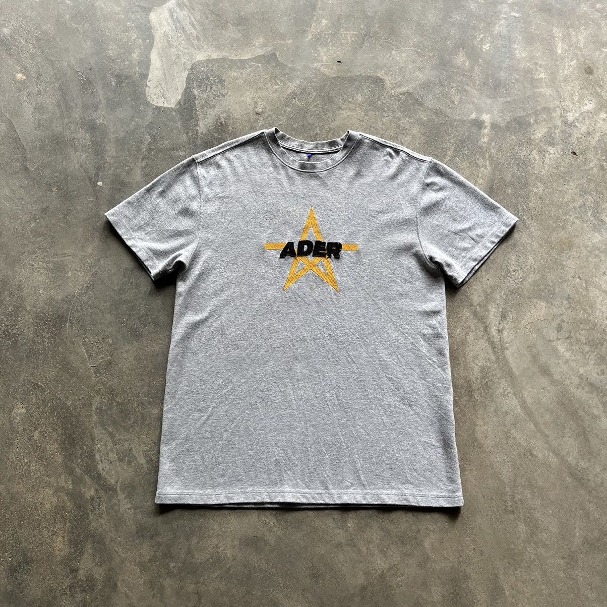 ★ADERERROR★ Border tshirt Brown ADER error Brown Border T-Shirt ADER error
