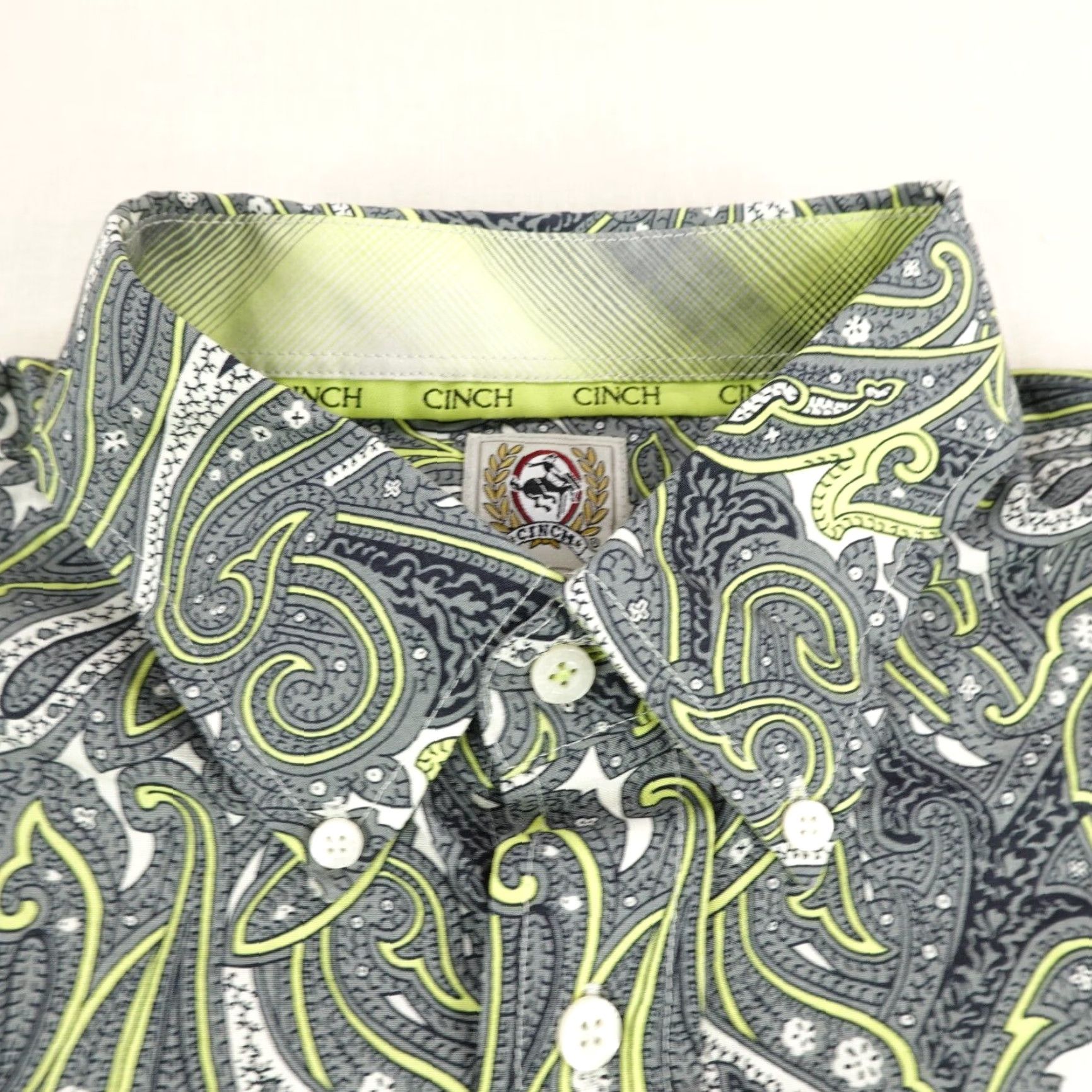 Vintage VINTAGE Cinch Shirt Mens Large Green Paisley Western Button-Up Rodeo Cowboy Size US L / EU 52-54 / 3 - 2 Thumbnail
