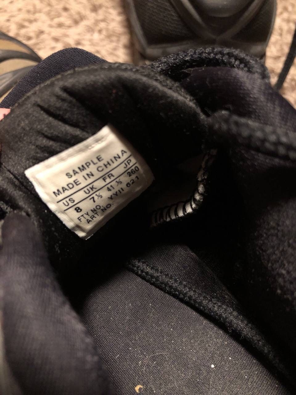 Y-3 × Yohji Yamamoto Yohji Yamamoto AW01 Tenet Flower Adidas Black Size US 8 / EU 41 - 5 Thumbnail