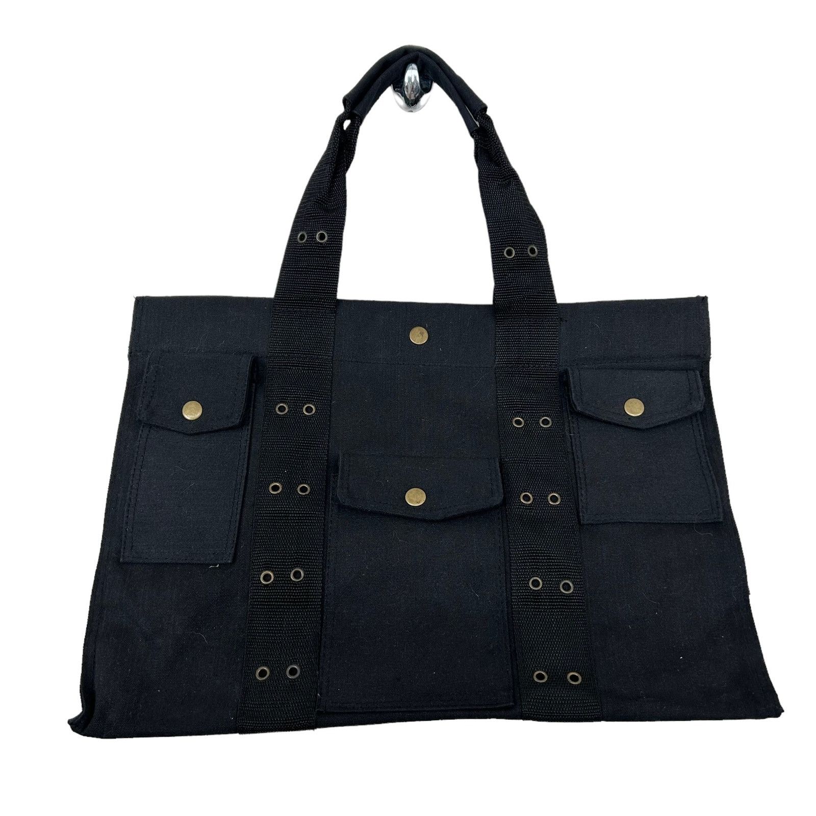 Other Murval Paris Black Grommet Tote Shoulder Bag Size ONE SIZE - 6 Thumbnail