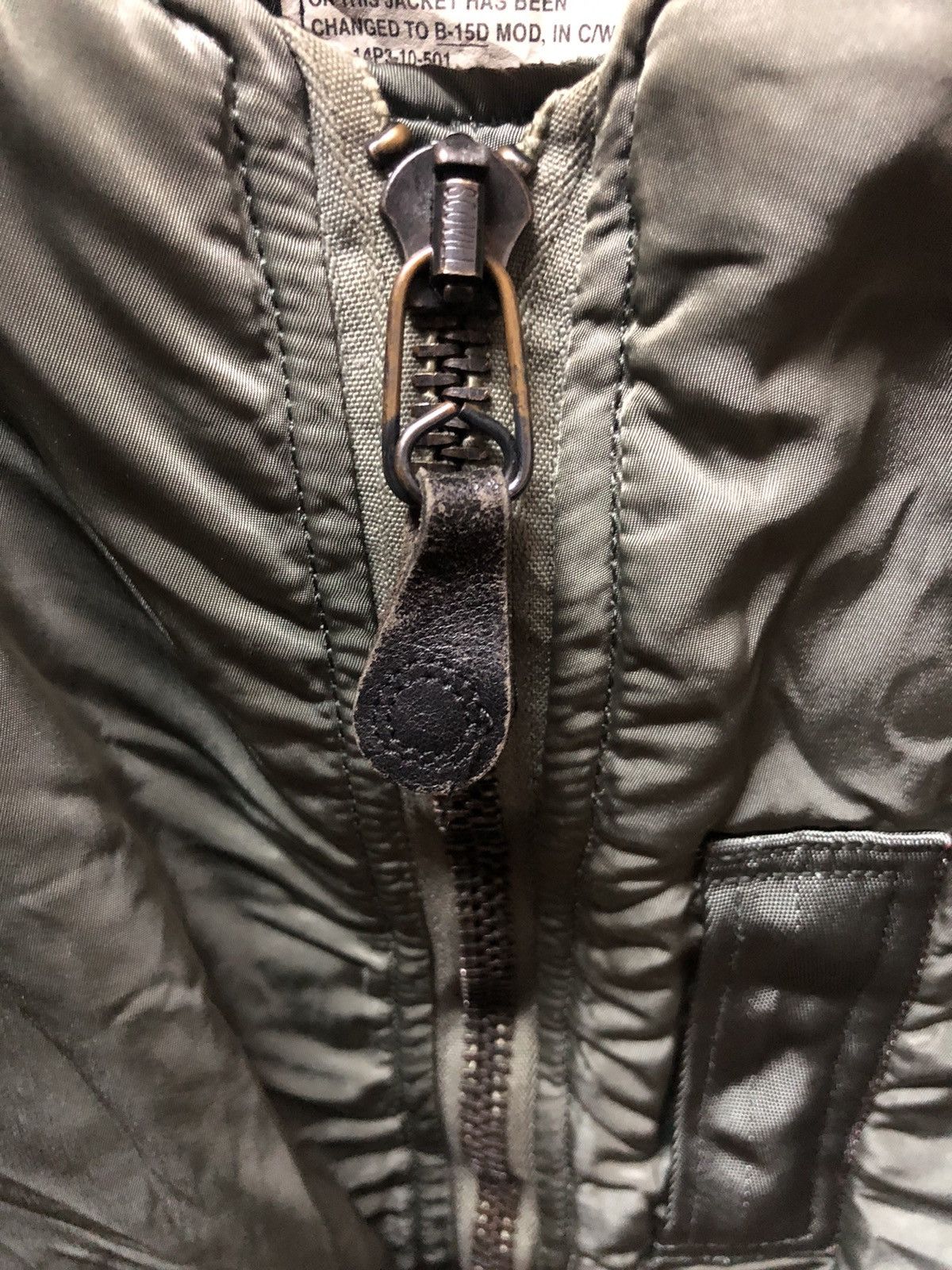 Alpha Industries Rare Vintage🇺🇸 B15-D MOD Flying Jacket Bomber USAF Size US M / EU 48-50 / 2 - 5 Thumbnail