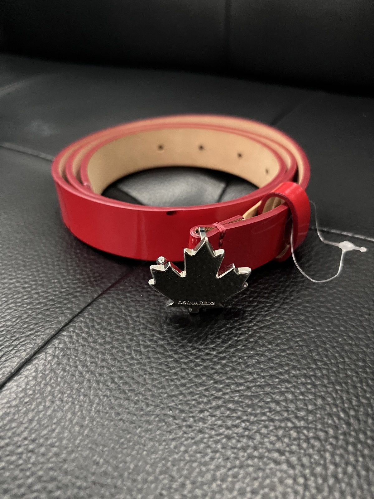 Dsquared2 Dsquared2 "Canadian Maple Leaf" Glossy Belt Size ONE SIZE - 2 Thumbnail