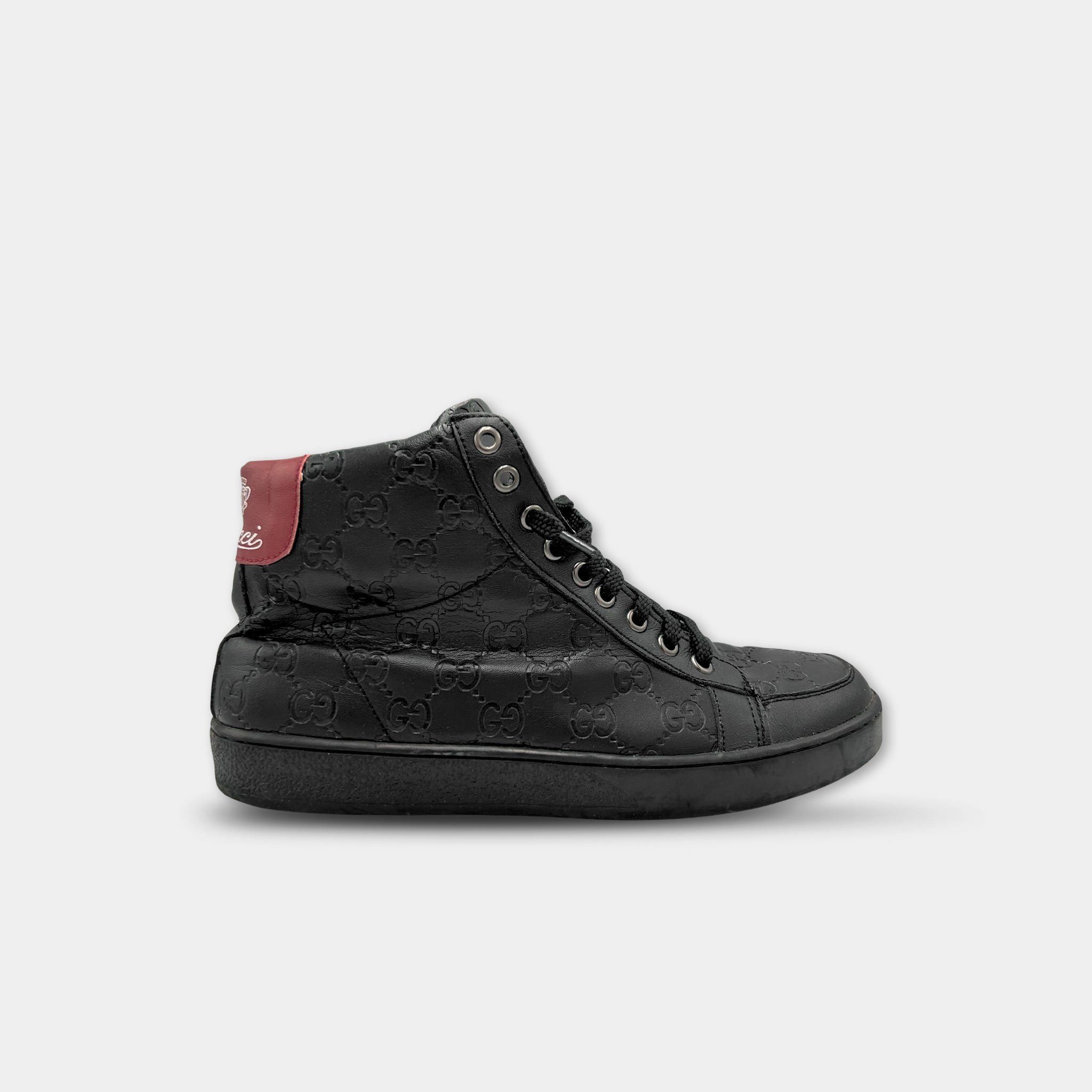 Gucci Gucci Monogram Black High Sneakers Size US 8 / EU 41 - 1 Thumbnail