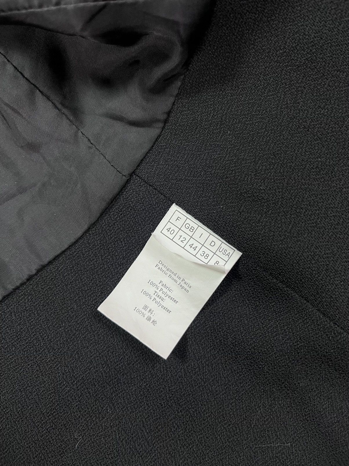 Christian Dior Monsieur Dior D Uniforms Viscose Black Zipped Short Jacket Size M / US 6-8 / IT 42-44 - 9 Thumbnail