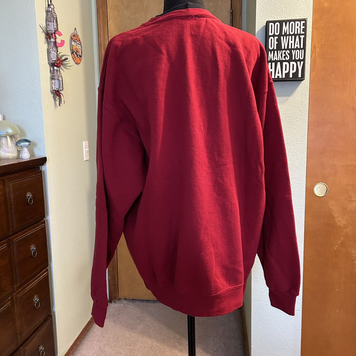 Jerzees Jerzees vintage cardinal red LS pullover sweatshirt XL Size XL / US 12-14 / IT 48-50 - 3 Thumbnail