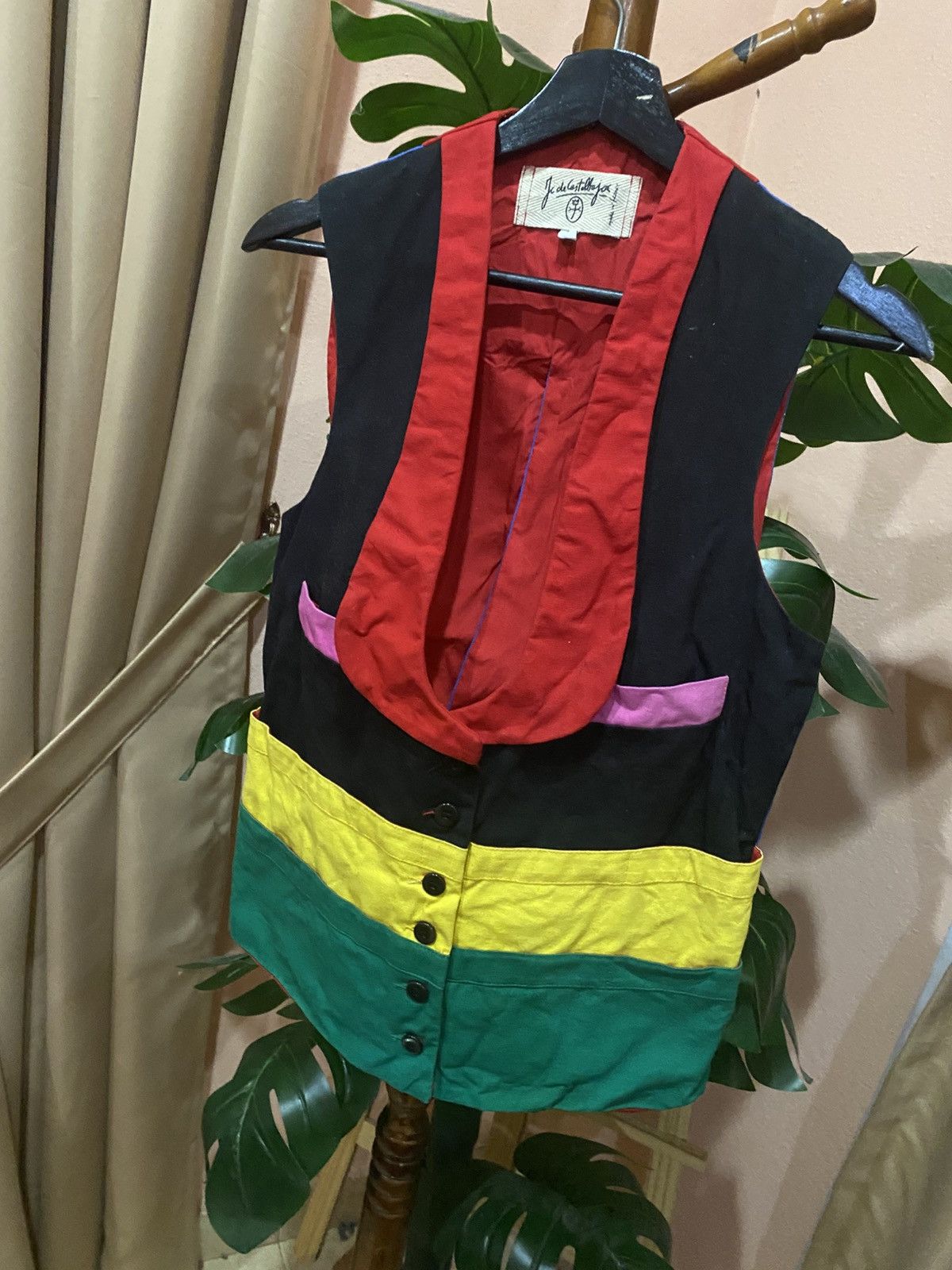 Jean Charles De Castelbajac Jean-Charles de Castelbajac Color Block Vest Multicolor Size US S / EU 44-46 / 1 - 4 Thumbnail