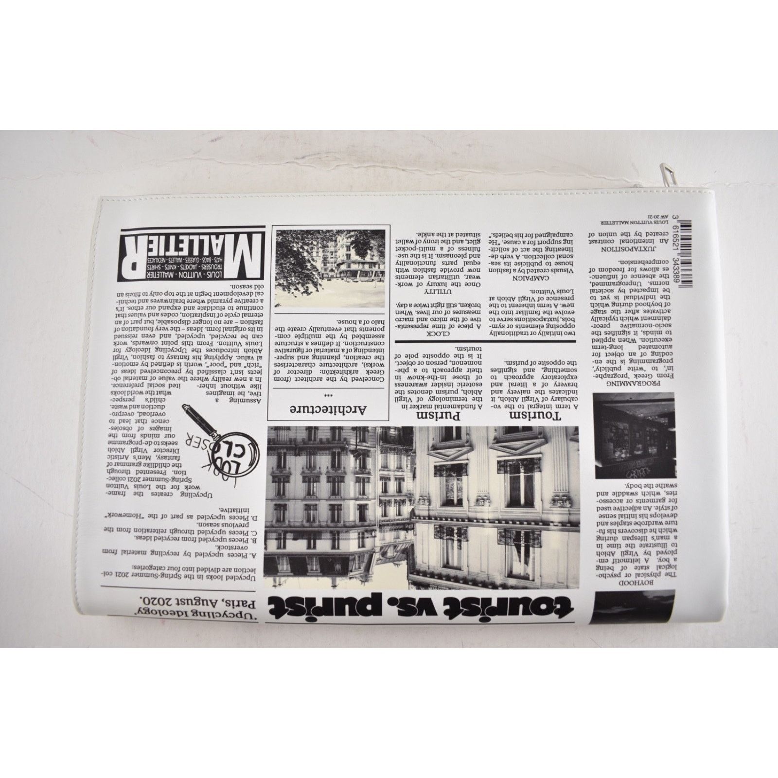 Louis Vuitton Newspaper Pouch Leather Tourist Purist Virgil Clutch Bag Size ONE SIZE - 13 Thumbnail
