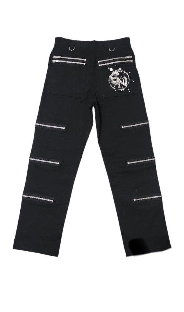 Japanese Brand × Seditionaries Japanese Brand Slash Number Punk Gothic Stretchable Bondage Size US 31 - 1 Thumbnail