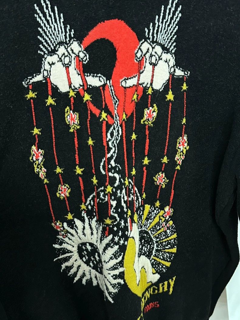 Givenchy Givenchy Zodiac Series Letter Logo Printed Knit Sweater Lo Size US XS / EU 42 / 0 - 2 Thumbnail