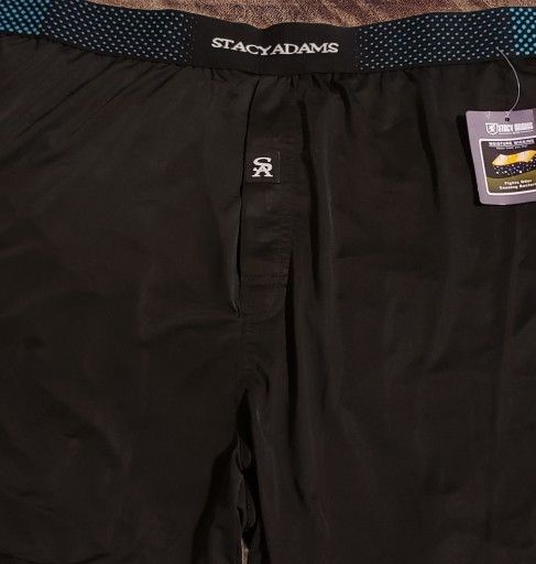 Stacy Adams 2 PAIR MEN'S STACY ADAMS BOXER SHORTS COMFORT STRETCH XXL Size 42 - 3 Thumbnail