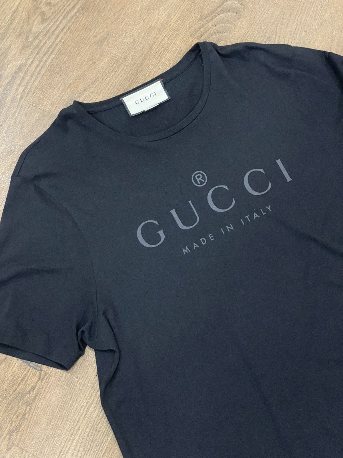 Gucci Men’s Black Gucci T Shirt Size US XXL / EU 58 / 5 - 5 Thumbnail