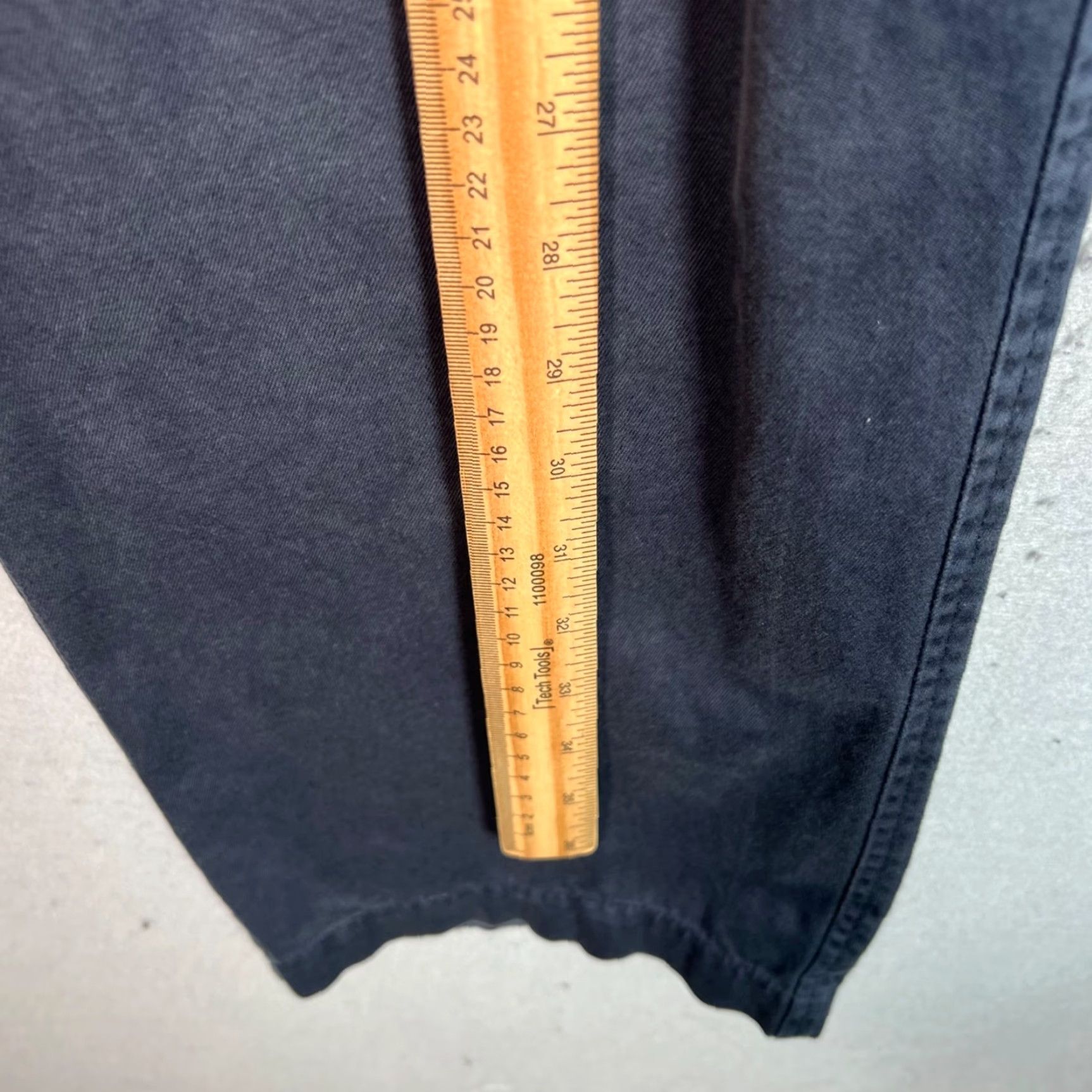 Vintage Rowing Mens Cotton Blue Pants Size 40 Chino Sports Pocket Front Pleated 29 Inseam Mens Size US 28 / EU 44 - 7 Thumbnail