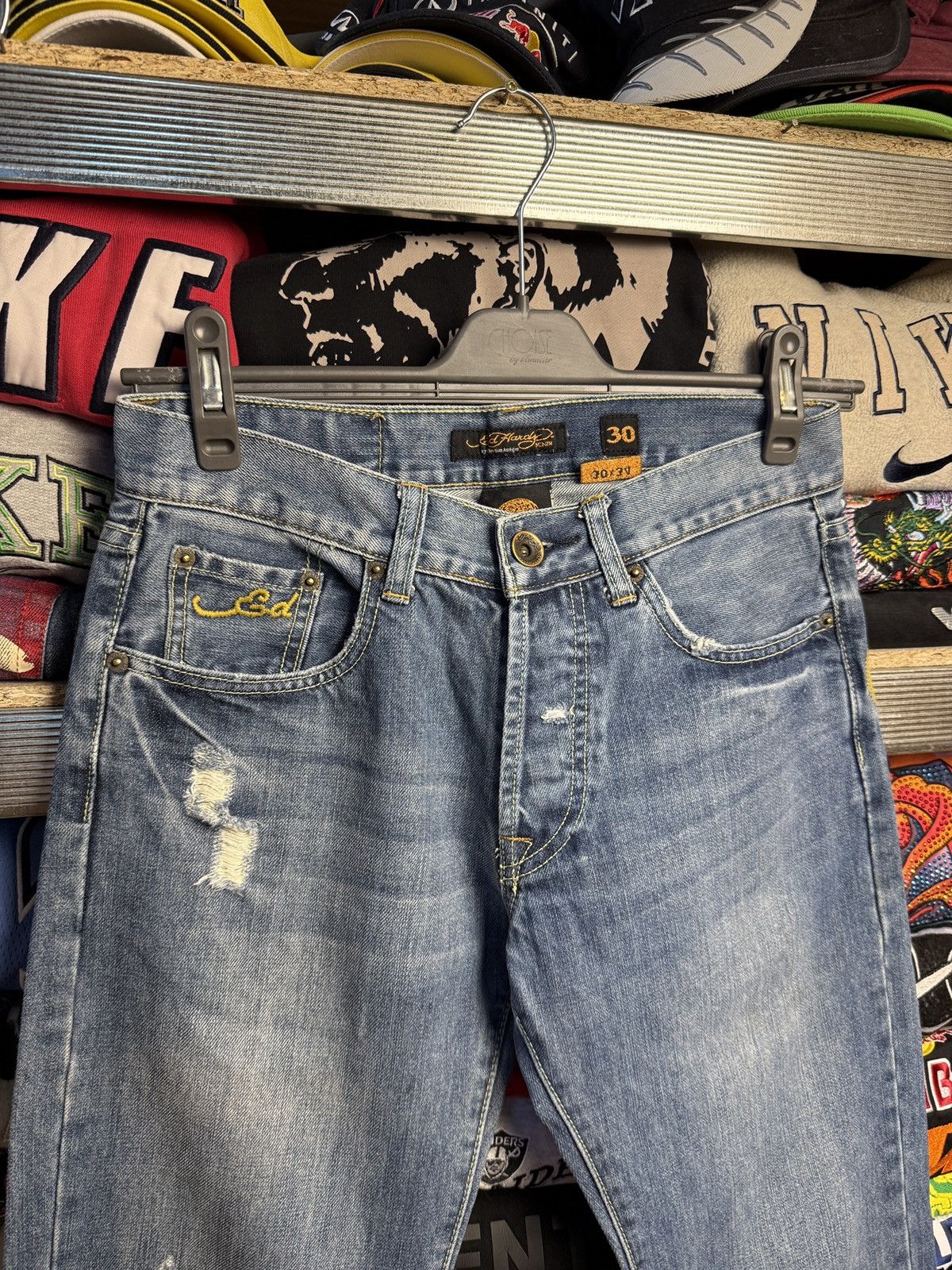 Ed Hardy 07’ Ed Hardy “Tiger” jeans Size US 30 / EU 46 - 4 Thumbnail