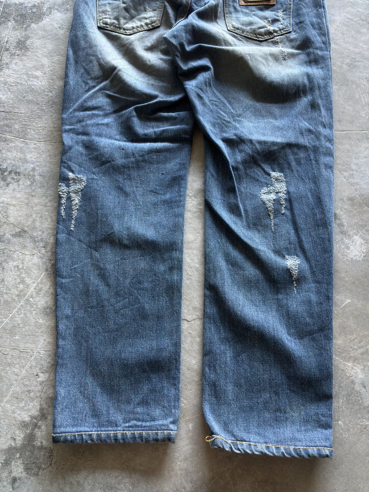Dolce & Gabbana DOLCE & GABBANA distressed slim fit style Size US 35 - 16 Thumbnail