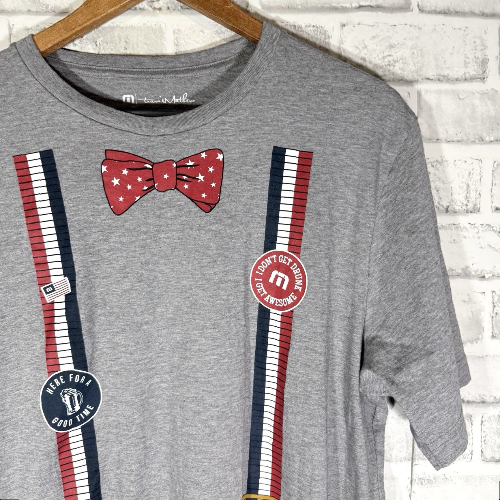 TravisMathew **Travis Mathew Gray Casual Graphic Tee Men's Size L** User: Travis Mathew Gray Casual Graphic Tee Men's Size L Size US L / EU 52-54 / 3 - 2 Thumbnail