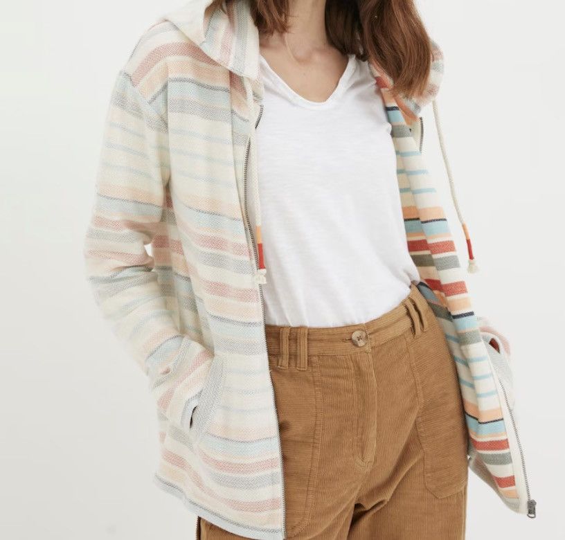 FatFace Fatface multicoloured striped zip up hoodie Size S Size S / US 4 / IT 40 - 3 Thumbnail