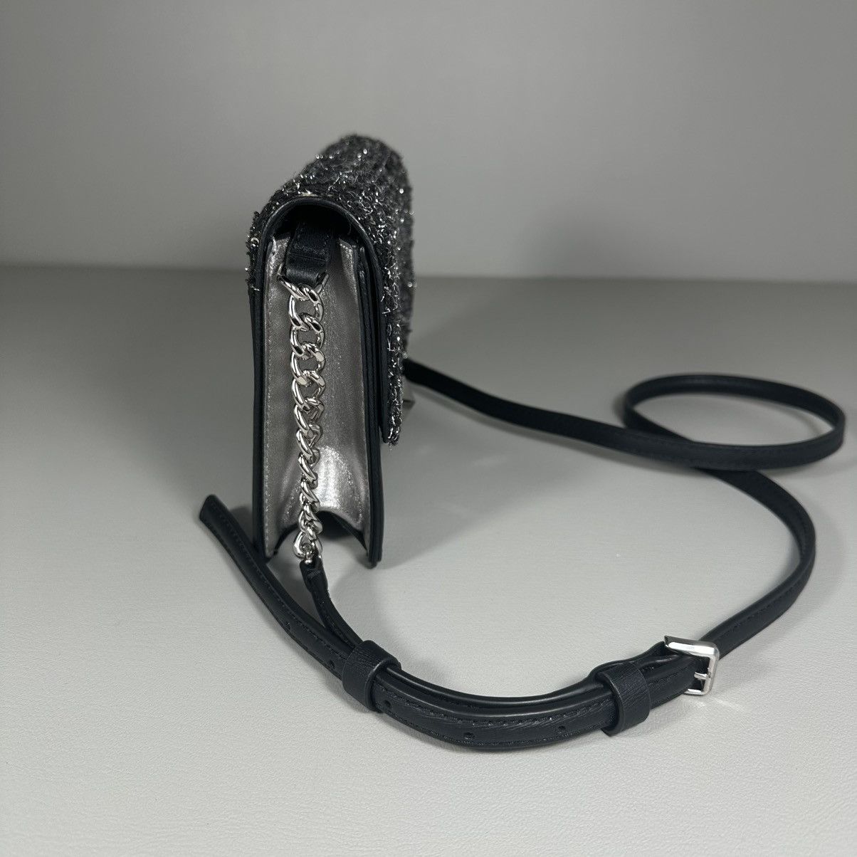Kate Spade Kate Spade Neve Tinsel Convertible Flap Crossbody Black Bag Size ONE SIZE - 3 Thumbnail